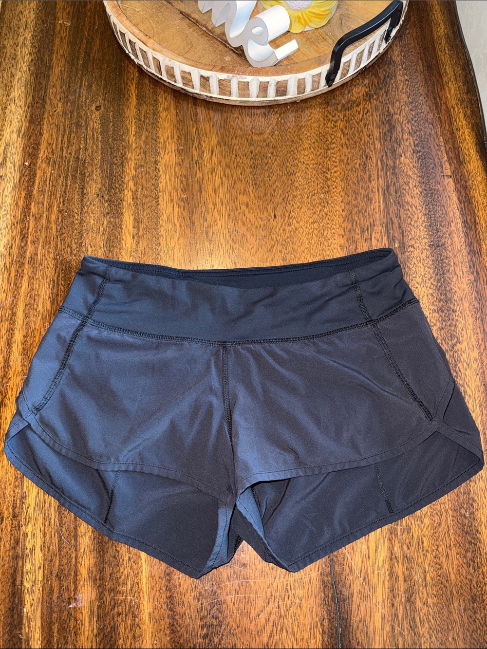 Lululemon Black Athletic Running Shorts